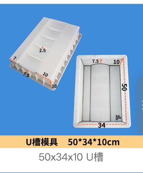 Cable trench moulds