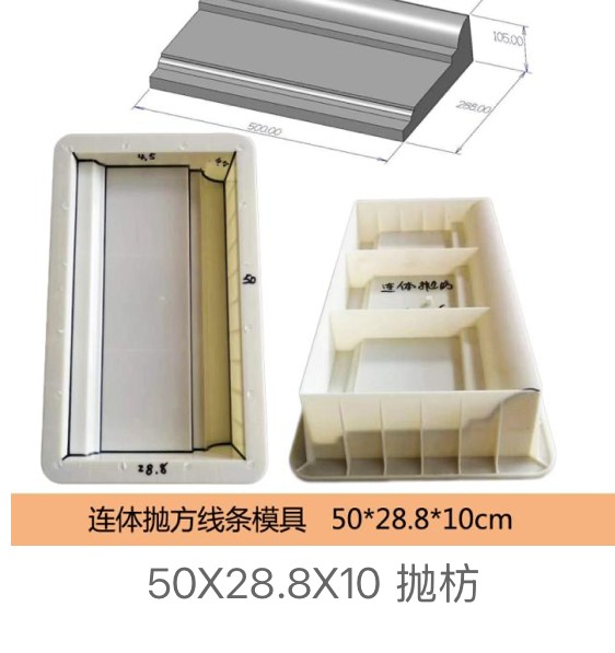 One-Piece (integrated) Wall Band Mould 50×28.8×10cm